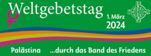 Das offizielle Banner des Weltgebetstages 2024